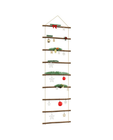 Décoration murale en forme d'échelle 50x150cm branche naturelle | Mobilier & Déco