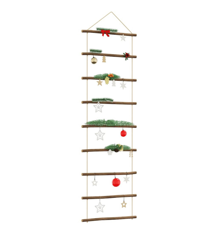 Décoration murale en forme d'échelle 50x150cm branche naturelle | Mobilier & Déco
