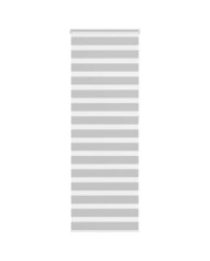 Store zèbre gris clair largeur du tissu 70,9 cm polyester | Mobilier & Déco