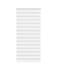 Store zèbre blanc 95x230 cm largeur du tissu 90,9 cm polyester | Mobilier & Déco