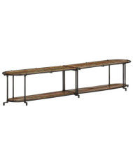 Meuble TV 200x42x40 cm Bois massif de récupération | Mobilier & Déco