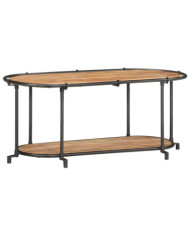 Meuble TV 100x42x40 cm bois d'acacia massif | Mobilier & Déco