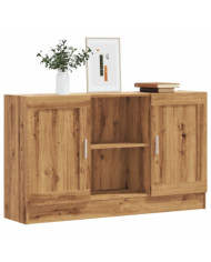 Buffet chêne artisanal 120x30,5x70 cm bois d'ingénierie | Mobilier & Déco