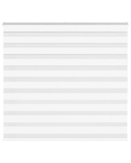 Store zèbre blanc 165x150 cm largeur du tissu 160,9cm polyester | Mobilier & Déco