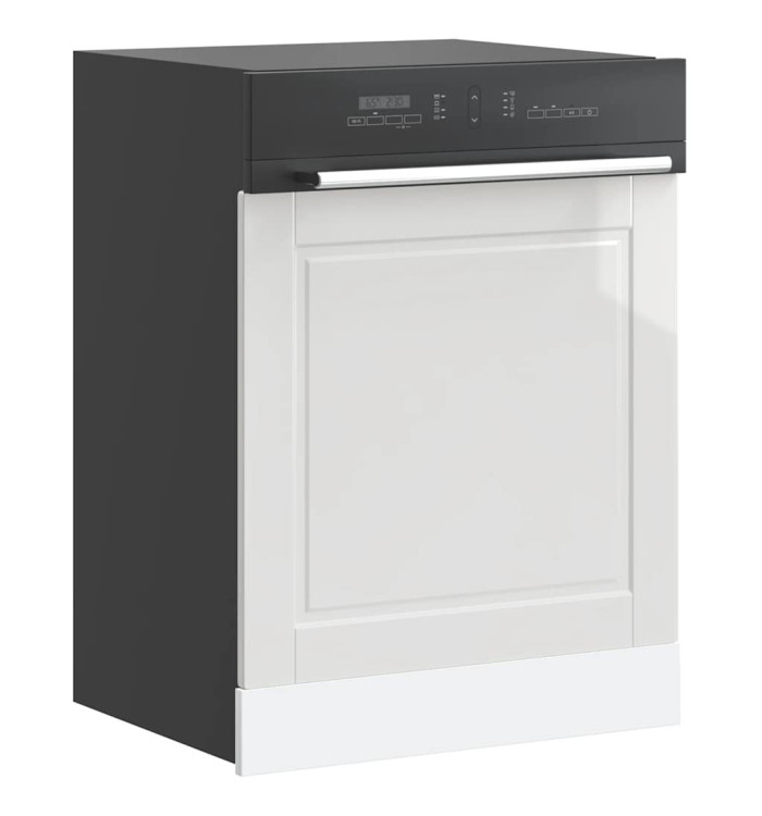 Panneau de lave-vaisselle Porto blanc brillant 60x1,5x67 cm | Mobilier & Déco