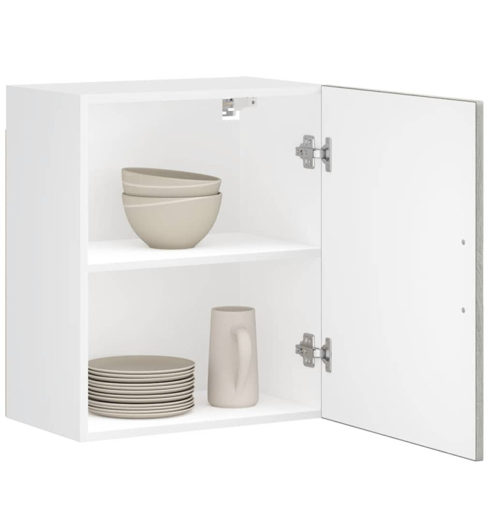 Armoire murale de cuisine Porto sonoma gris bois d'ingénierie | Mobilier & Déco