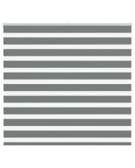 Store zèbre gris foncé largeur du tissu 155,9 cm polyester | Mobilier & Déco