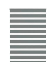 Store zèbre gris foncé largeur du tissu 110,9 cm polyester | Mobilier & Déco