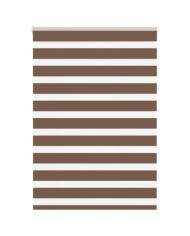Store zèbre marron 105x150cm largeur du tissu 100,9cm polyester | Mobilier & Déco