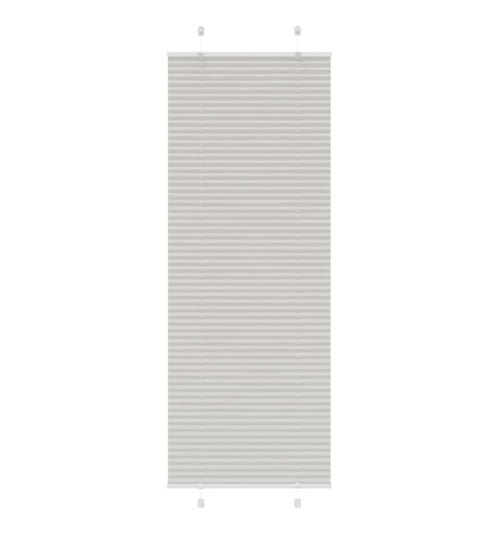 Store plissé gris clair 75x200 cm largeur du tissu 74,4 cm | Mobilier & Déco