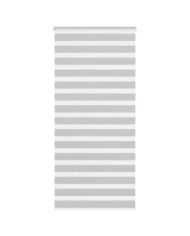 Store zèbre gris clair largeur du tissu 105,9 cm polyester | Mobilier & Déco