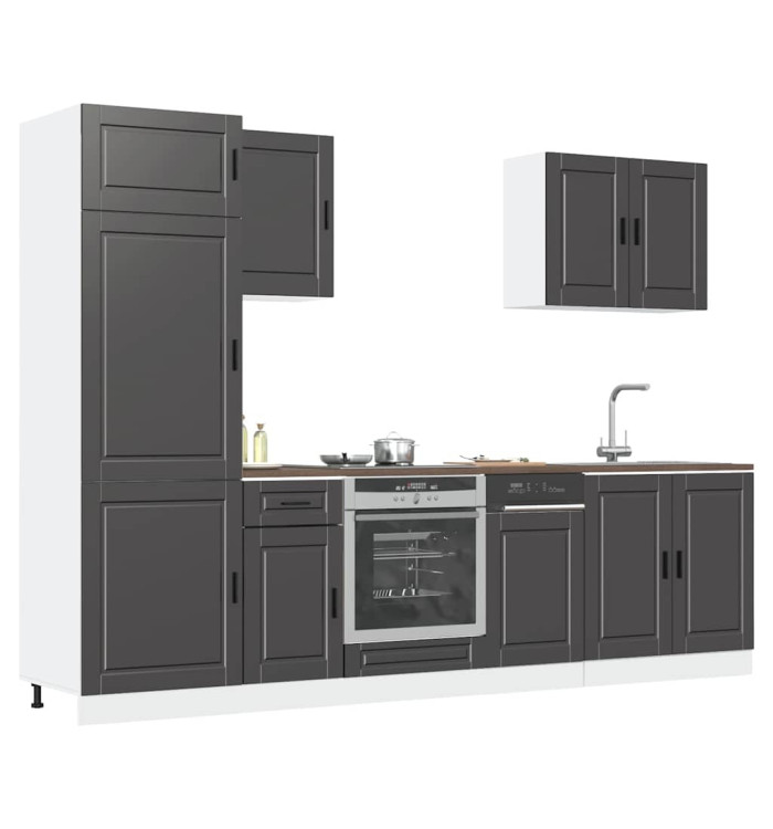 Ensemble d'armoires de cuisine 7 pcs Kalmar bois d'ingénierie | Mobilier & Déco