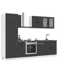 Ensemble d'armoires de cuisine 8 pcs Kalmar bois d'ingénierie | Mobilier & Déco