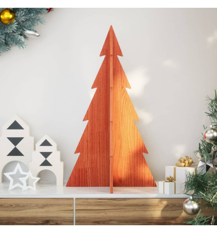 Arbre de Noël en bois pour décoration 80 cm bois de pin massif | Mobilier & Déco