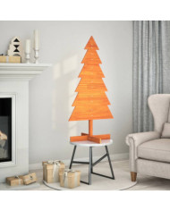 Arbre de Noël en bois pour décoration 120 cm bois de pin massif | Mobilier & Déco