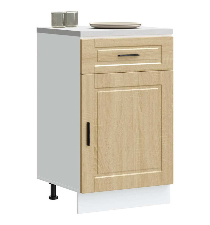 Armoire de cuisine Porto chêne sonoma bois d'ingénierie | Mobilier & Déco