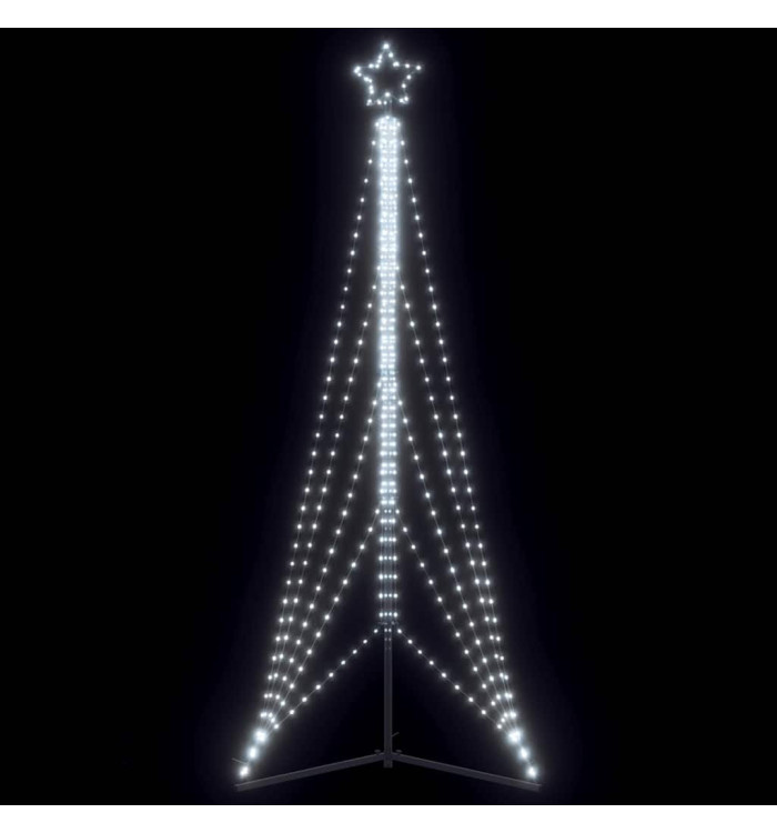 Sapin de Noël à LED 525 LED blanc froid 302 cm | Mobilier & Déco