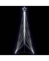 Sapin de Noël à LED 525 LED blanc froid 302 cm | Mobilier & Déco