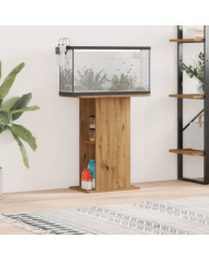 Support pour aquarium chêne artisanal 36x60,5x72,5 cm | Mobilier & Déco