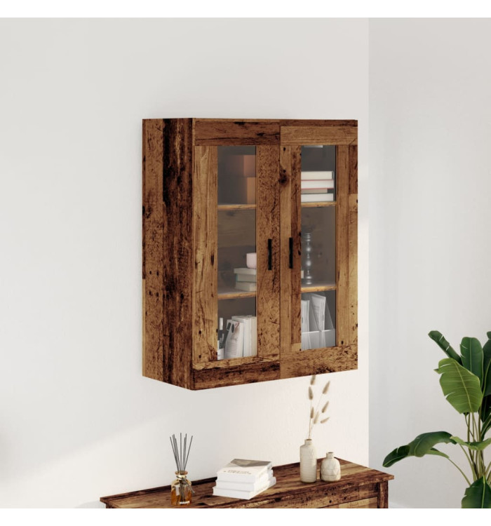 Armoire murale vieux bois 69,5x34x90 cm | Mobilier & Déco