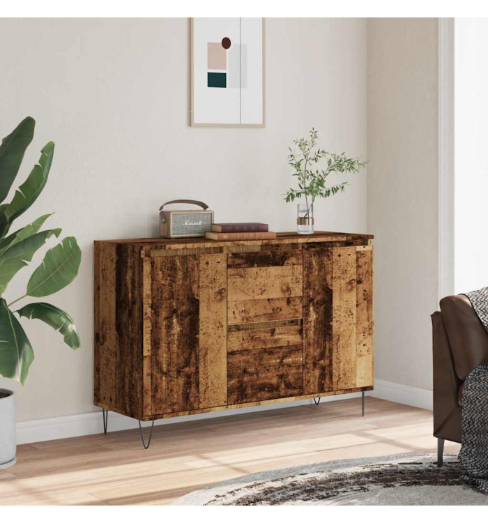 Buffet vieux bois 104x35x70 cm bois d’ingénierie | Mobilier & Déco