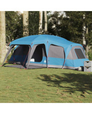 Tente familiale avec dôme de porche 9personnes bleu imperméable | Mobilier & Déco