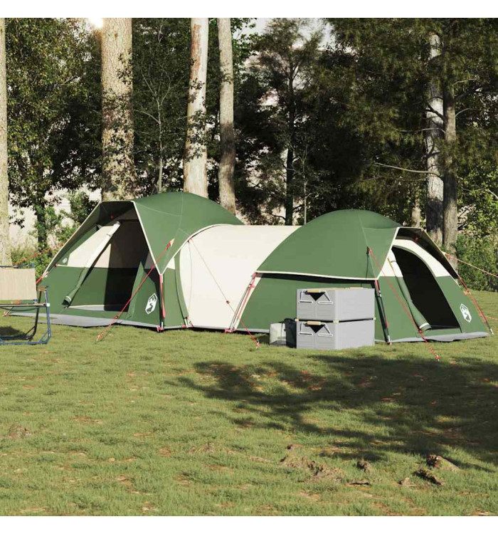 Tente de camping 5 personnes vert imperméable | Mobilier & Déco