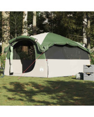 Tente familiale tunnel 6 personnes vert imperméable | Mobilier & Déco
