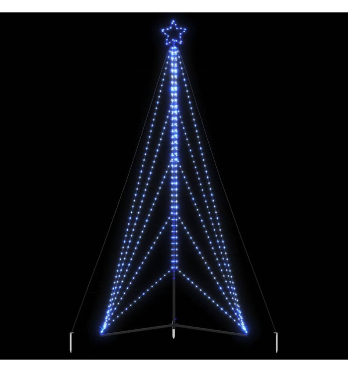 Sapin de Noël à LED 615 LED bleu 404,5 cm | Mobilier & Déco