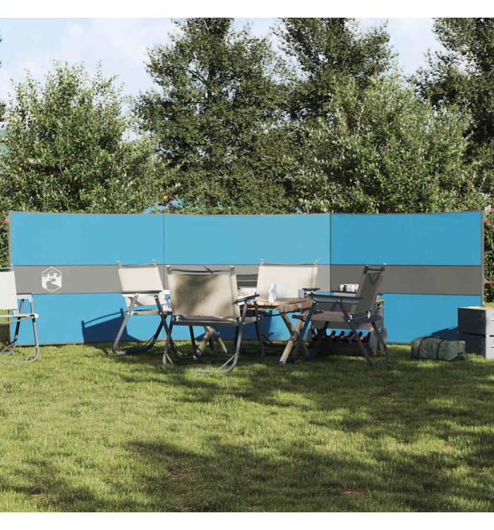 Brise-vent de camping bleu 490x123 cm imperméable | Mobilier & Déco