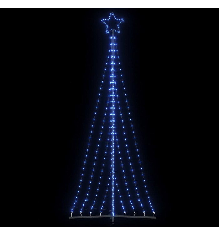 Sapin de Noël à LED 447 LED bleu 249 cm | Mobilier & Déco