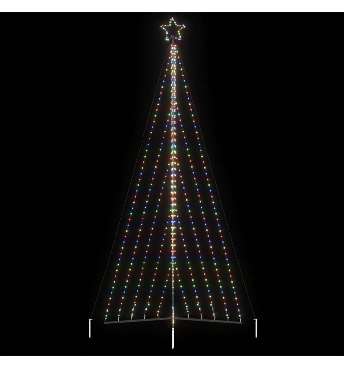 Sapin de Noël à LED 570 LED colorées 399 cm | Mobilier & Déco