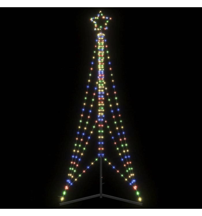 Sapin de Noël à LED 483 LED colorées 240 cm | Mobilier & Déco