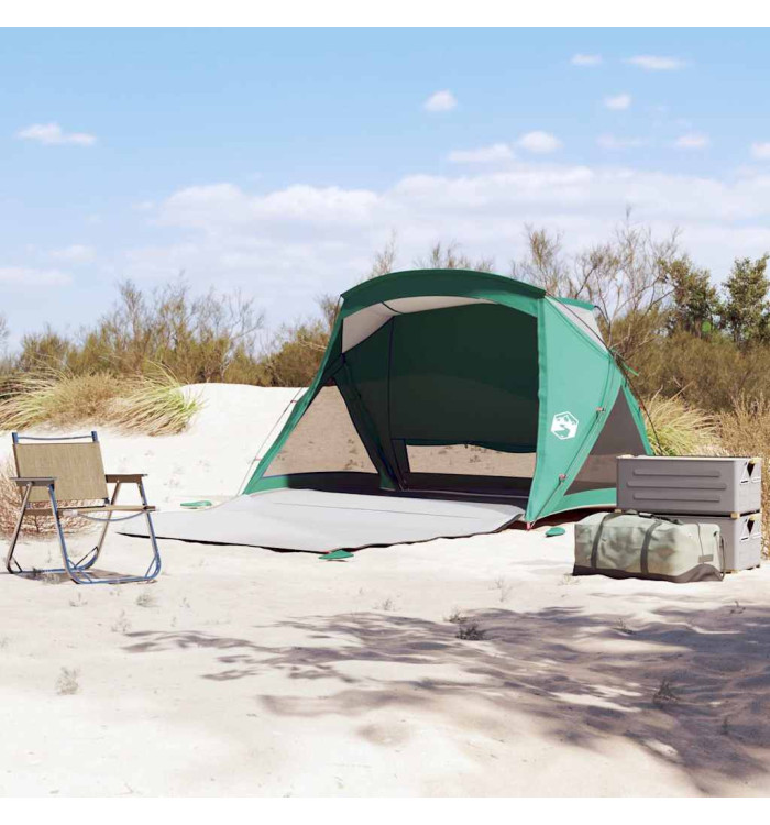 Tente de plage 2 personnes vert imperméable | Mobilier & Déco