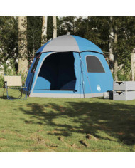 Tente de familiale igloo 6 personnes bleu imperméable | Mobilier & Déco