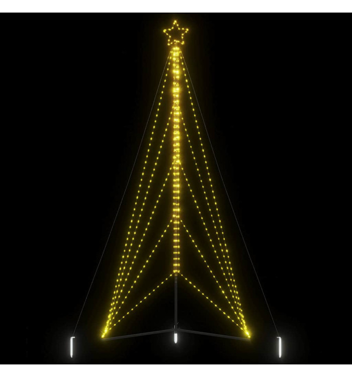 Sapin de Noël à LED 615 LED blanc chaud 404,5 cm | Mobilier & Déco