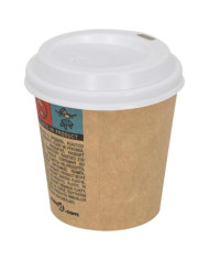 Couvercles de tasses à café en papier Ø60 mm 4oz 1000 pcs blanc | Mobilier & Déco