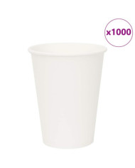 Tasses à café en papier 1000 pcs 12oz 300ml blanc | Mobilier & Déco