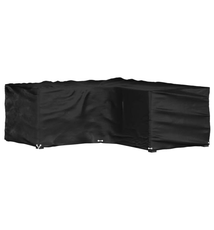 Housse de salon de jardin en forme de L 12 œillets 185x185x70cm | Mobilier & Déco