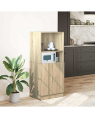 Armoire de cuisine chêne sonoma 57x41,5x131,5cm bois ingénierie | Mobilier & Déco