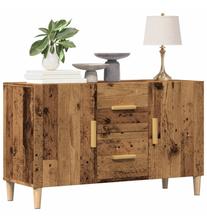 Buffet vieux bois 100x36x60 cm bois d'ingénierie | Mobilier & Déco