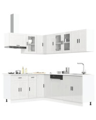 Ensemble d'armoires de cuisine 11 pcs Porto bois d'ingénierie | Mobilier & Déco