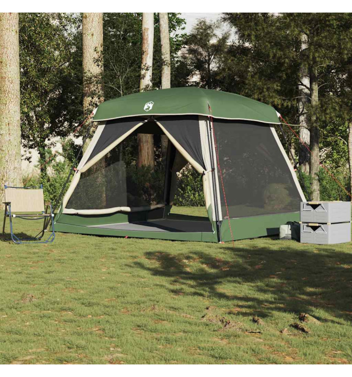Tente de cabine familiale 6 personnes vert imperméable | Mobilier & Déco