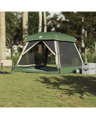 Tente de cabine familiale 6 personnes vert imperméable | Mobilier & Déco