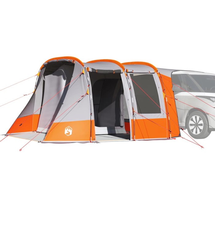 Tente de voiture gris et orange imperméable | Mobilier & Déco