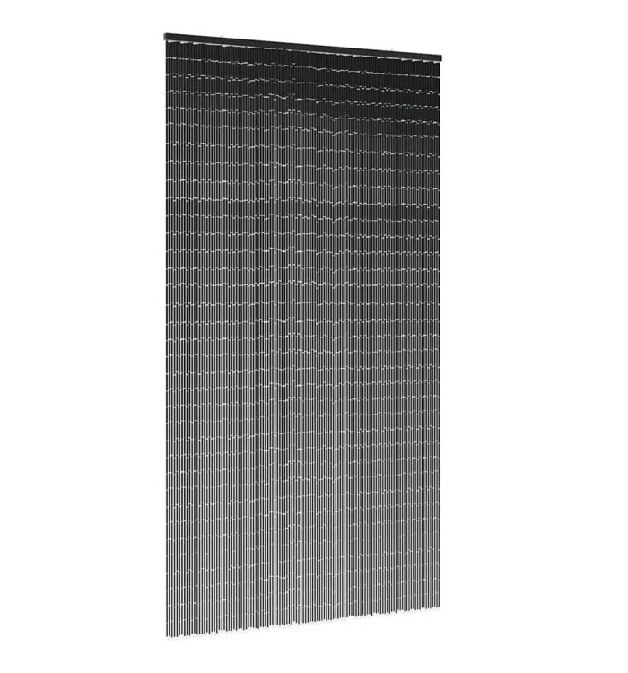 Rideau anti-insectes gris foncé 120x220 cm bambou | Mobilier & Déco