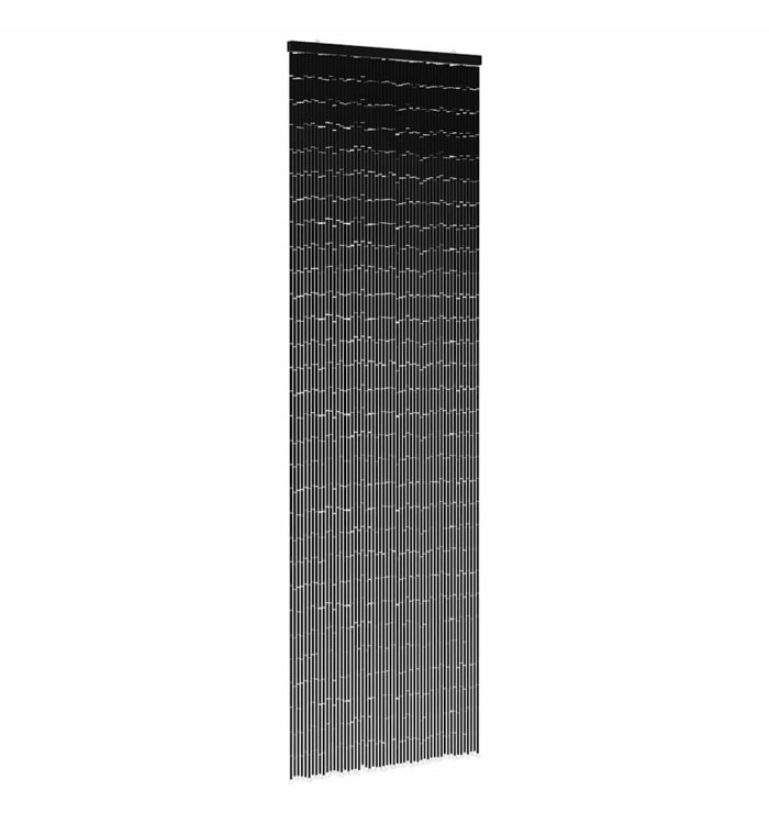 Rideau anti-insectes gris foncé 56 x 185 cm bambou | Mobilier & Déco