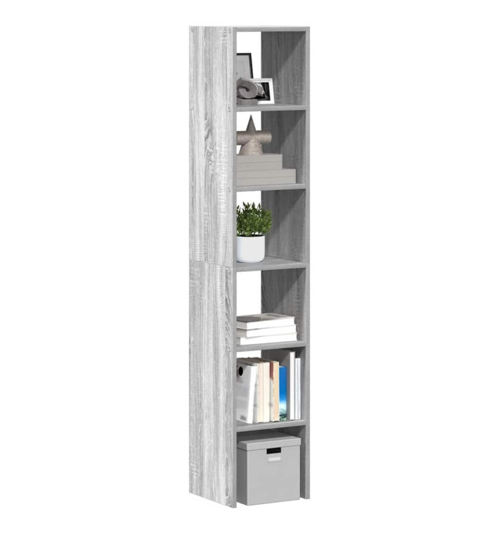 Bibliothèques 2 pcs empilable sonoma gris bois d'ingénierie | Mobilier & Déco