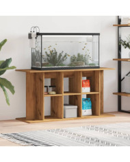 Support d'aquarium chêne artisanal 120x40x60 cm bois ingénierie | Mobilier & Déco