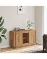 Buffet chêne artisanal 102x35x60 cm bois d'ingénierie | Mobilier & Déco